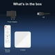 thumbnail image 1 of H313 Smart TV Box Android 14 Smart TV Box Android13 2GB 16GB Wifi6 BT 4K HD Reproductor Multimedia Voice Enchufe de EE. UU., 1 of 5