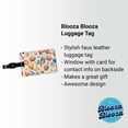 thumbnail image 2 of Lots Of Shells Beach Ocean Faux Leather Travel Luggage Tag, 2 of 7