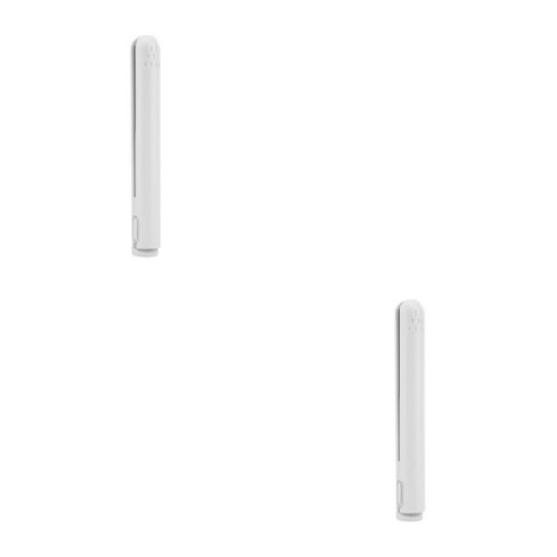 Toystoory Plancha de pelo eficiente, suave para el cabello, fácil de usar, segura y duradera, plancha de calentamiento rápido MF004 blanco 2Conjunto