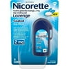 Nicorette 2 mg Coated Nicotine Lozenges to Help Stop Smoking - Ice Mint Flavored Stop Smoking Aid, 20 Count