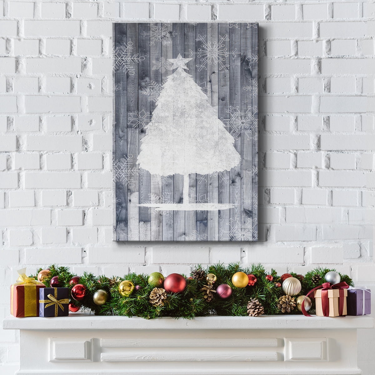 Sophisticated Christmas Collection B- Gallery Wrapped Canvas