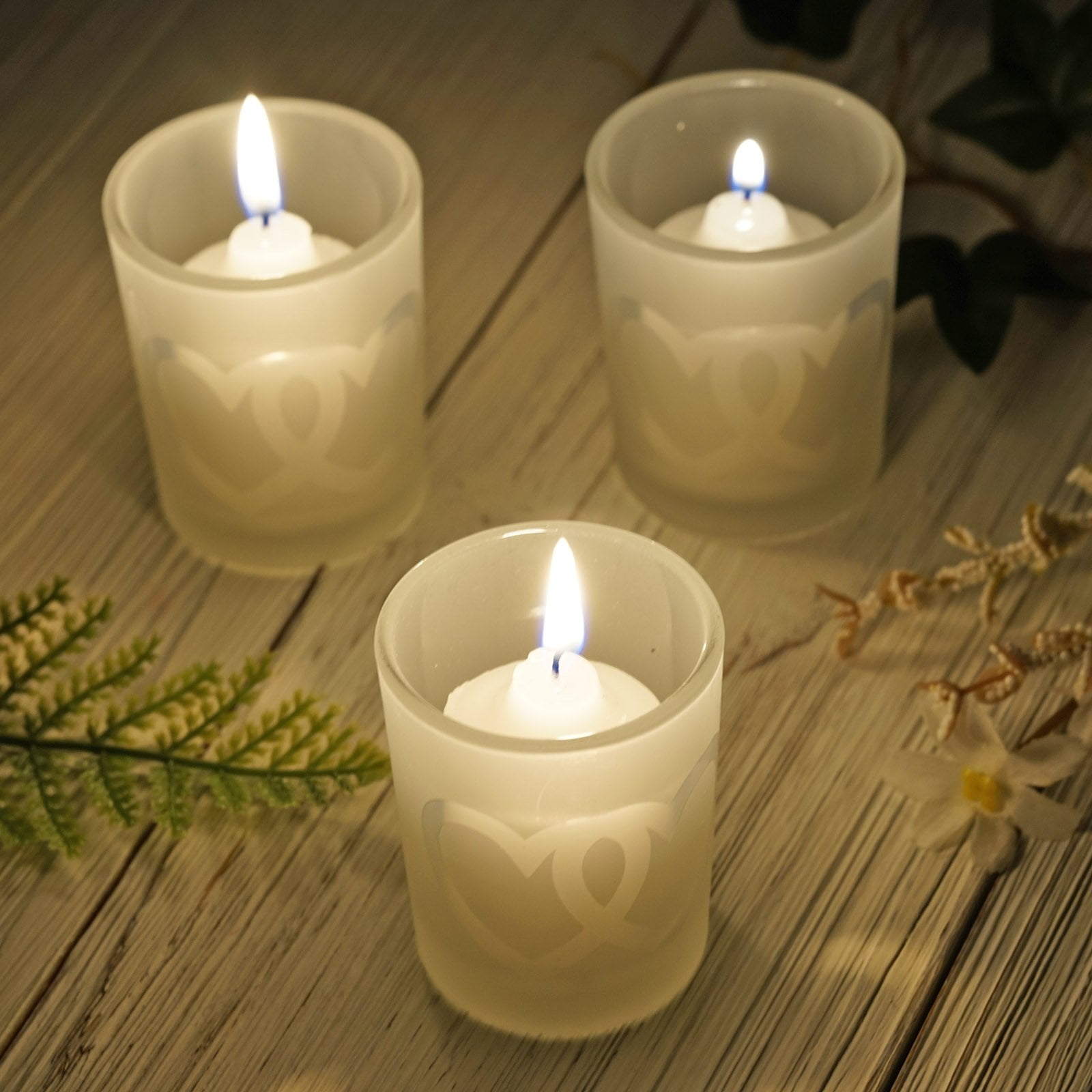 Efavormart Set of 12 2.5" Clear Glass Votive Candle Holders for Candle