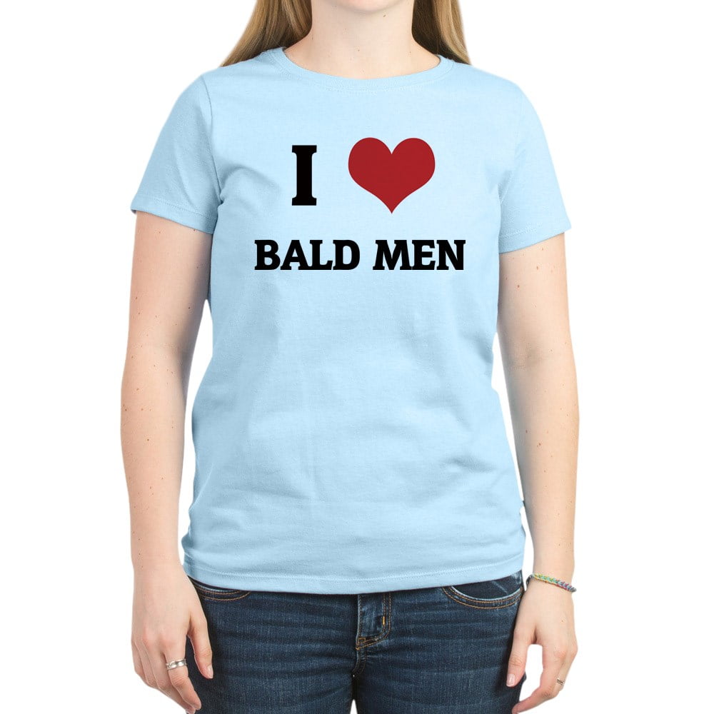 Bald Men Women's Pink T Shirt 