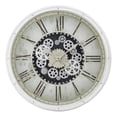 thumbnail image 6 of Clocks - 30" Round - Gear Mechanism - Large Oversized - Wall Clock - White, 6 of 6