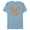 Ocean Blue, variant on Mickey Mouse Halloween Silhouette - Short Sleeve Blended T-Shirt for Adults - Customized-Yellow