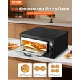thumbnail image 2 of VEVOR Pizza Oven Electric, 24" Commercial Countertop Pizza Oven, 842°F Max Temp, 4200W Indoor Pizza Maker with Thermometer, Dual Temp Control Knob, 2 of 9