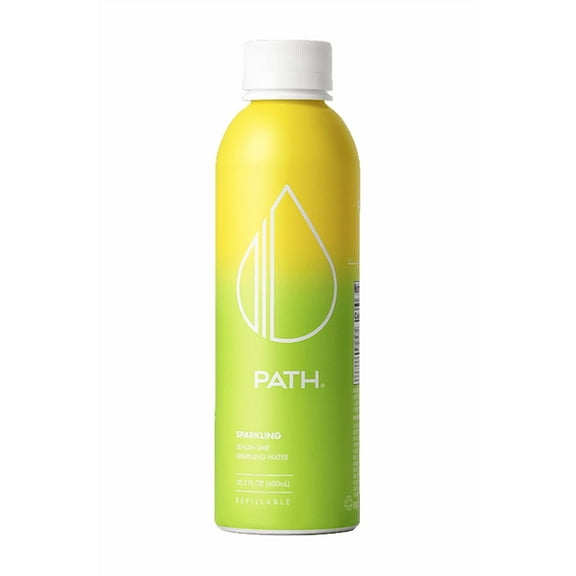 (Pack of 12), Path Lemon Lime Sparkling Flavored Water, 20.3 fl oz