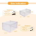thumbnail image 2 of 10 Pack Stackable Sneaker Storage Shoe Box,White, 2 of 8
