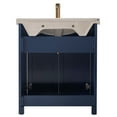 Design Element Marian 30" Single Sink Bathroom vanity in Blue with