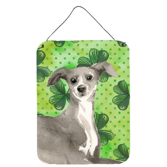 Italian Greyhound St. Patricks Wall or Door Hanging Prints