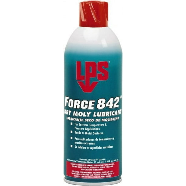 LPS 11 oz Aerosol Dry Film with Moly Lubricant Dark Gray, 0°F to 842°F