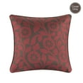 thumbnail image 3 of Throw Pillow Cushion Covers 18x18 Inch Brown Floral Decorative Jacquard Square Pillow Sham for Couch Bed Sofa, 3 of 7
