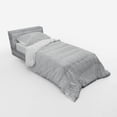 thumbnail image 3 of Ambesonne Grey Bedding Set 4 Pcs, Close up Wood Surface, Queen, Pale Grey, 3 of 3