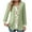Green, variant on Enjoytime Women Blouses Printing Patchwork Fake Two-Piece Long Sleeve Shirts Fall Winter Trendy Womens Business Casual Tops Plus Size Clothes Khaki XL