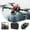 Black, variant on Black Brushless Fpv Drone With Triple Camera, Electric Adjustment, Wind Resistance, Headless Mode And 360° Obstacle Avoidance For Adults And Beginners, 9.84X9.84X3.15In, 0.75Lb