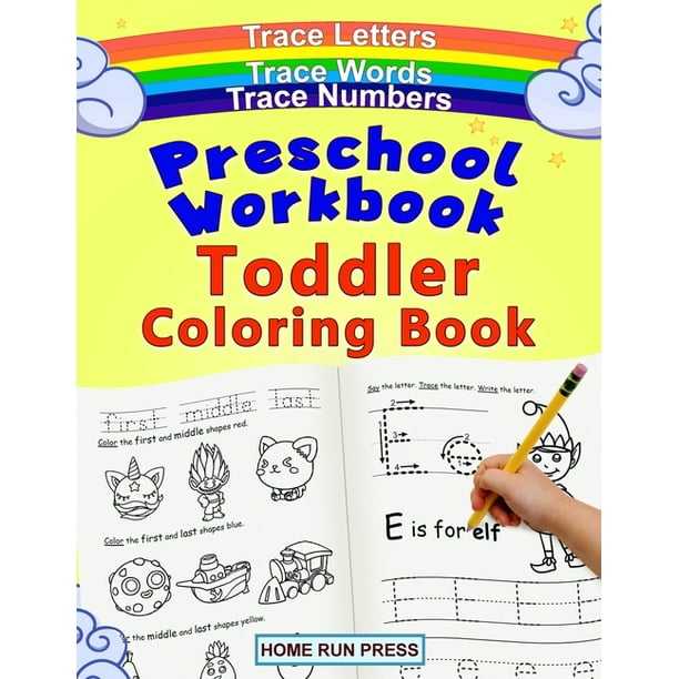 Download Preschool Workbook Toddler Coloring Book Pre K Activity Book Pre Kindergarten Workbook Ages 4 To 5 Coloring Book For Kids Ages 4 8 Math Paperback Walmart Com Walmart Com