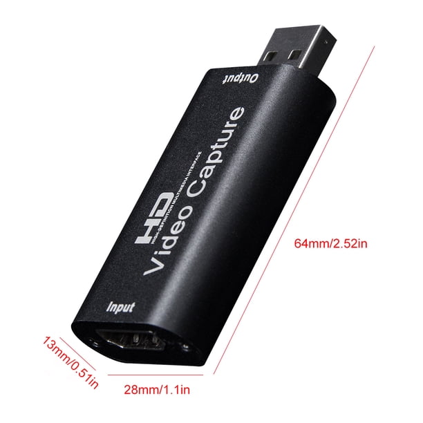 Captura de vídeo USB 20 4K HDMI compatible con tarjeta para PS4 DVD juegos cámara HD