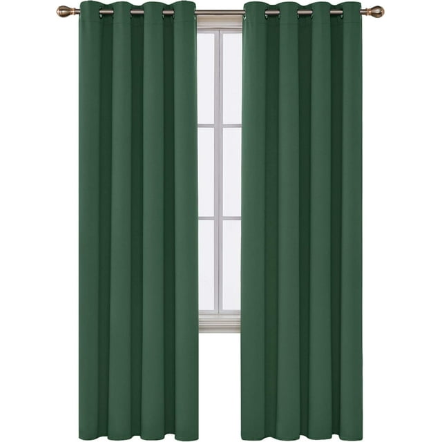 Panneau de Rideaux Thermiques Isolés Insonorisés pour Chambre, Salon et Chambre de Bébé, Œillets en Haut