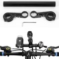 thumbnail image 3 of Handlebar Extension Mount Bicycle Bike Handle Bar Bracket Extender Holder（black）, 3 of 7