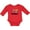 Red, variant on Inktastic I Love You Grandma with Flowers Girls Long Sleeve Baby Bodysuit