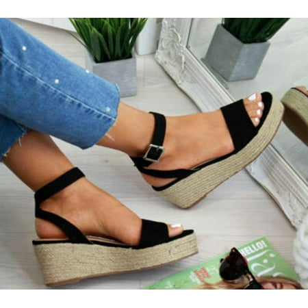 

Summer Platform Sandals 2022 Fashion Women Strap Gladiator Sandal Wedges Shoes Casual Woman Peep Toe espadrille