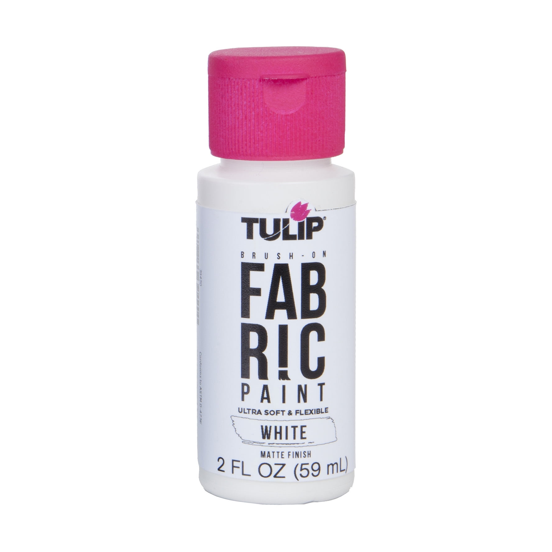 Tulip White BrushOn Fabric Paint, 2 Fl. Oz.