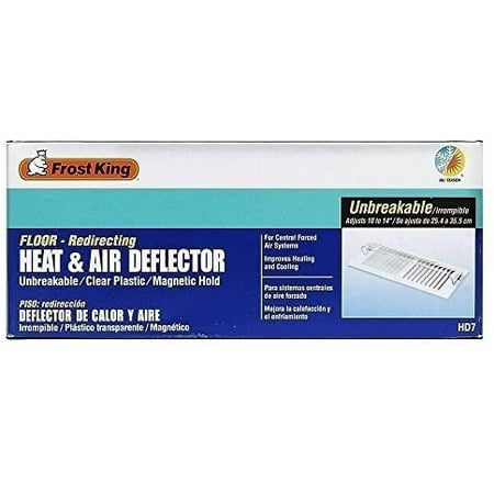 

Frost King HD7 Unbreakable Heat & Air Deflector Adjustable 10 to 14 by Frost King