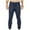 Navy, variant on WREESH Men's Sweatpants Fashion Drawstring Elastic Waist Multi-Pocket Casual Length Pants Black