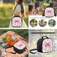 thumbnail image 5 of Bulopur Pink Deer Bow Kids Backpack Set 5 Pcs Girly Lightweight Book Bag with Lunch Bag, Pencil Case, Water Bottle Cover and Wrist Strap for Deer Lover Girls Ages 6-12, 5 of 8