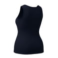 thumbnail image 7 of Women's Plus Size Bulit in Self Bra Tank Tops Versatile Basic Solid Sleeveless Shirts Workout Summer Yoga Undershirts, 7 of 7