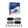 thumbnail image 3 of Detroit Axle - Brake Pads Kit for Chevy Equinox GMC Terrain 2010 2011 2012 2013 2014 2015 2016 2017, 4 Front & Rear Ceramic Brake Pads Replacement, 3 of 7