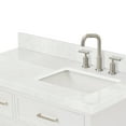thumbnail image 5 of Ariel D036srcqrvo Kensington 36" Free Standing Single Basin Vanity Set - White / Carrara, 5 of 7