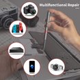 thumbnail image 5 of Hearthfun Screwdriver Phillips Torx Triangle Triwing Flat Head Star Eyeglasses Repair Kit Screw Driver Set Magnetic All In One Tools Set For Iphone Switch Gameboy Controller Ring Doorbell Mac Ps4 Xbox, 5 of 5