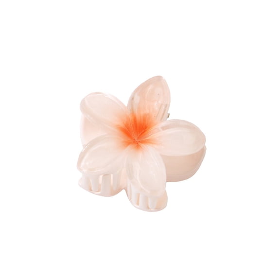 Plastic Claw Hair Clips Hair Accessories for Women & Girls Flower Light Salmon 40mm