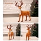 thumbnail image 1 of Decoraciones navideñas, adornos navideños, regalos de Navidad, adornos navideños de ciervos moteados, juguetes, adornos de ciervos simulados, muñecos, artículos decorativos navideños, peluches, 1 of 4