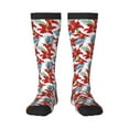 thumbnail image 2 of Lsque Lilies Flowers Printed Crew Socks Men's Women's LightWeight Thin Casual Calf Socks ,Knee High Socks,Cotton Socks, 2 of 9