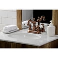 thumbnail image 3 of Kingston Brass KB160PLAC Heritage 4 in. Centerset Bathroom Faucet, Antique Copper, 3 of 5