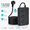 Black, variant on BOHASHIN Power Strip Extension Cord, 10 ft long Extension Cord for 6 Widely Spaced Outlets with 4 USB Fast Charge USB Charging Ports(Black)