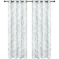 thumbnail image 1 of Safdie & Co. Rideau Voile Oiseau 84L Aqua, 1 of 5