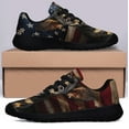 thumbnail image 3 of Chihuahua American flag Shoes Sneakers Black Size 13, 3 of 7