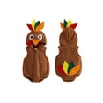 thumbnail image 2 of Cjfdfy Newborn Baby Boy Girl Thanksgiving Turkey Costume,Fleece Hooded Sleeveless Zipper Front Romper,Holiday Cosplay Jumpsuit,Sleeveless Turkey Jacket, 2 of 9