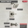thumbnail image 2 of Delta Ashlyn MonitorÂ® 14 Series Tub & Shower Trim in Stainless T14464-SS, 2 of 2