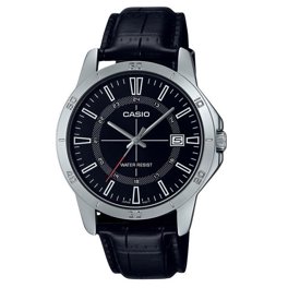 Casio Men's Stainless Steel Quartz Watch with White Dial