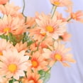 thumbnail image 3 of Artificial Flowers 9.6High Small Daisy Flowers UV Resistant Outdoor Fake Wildflowers with Stems Faux Greenery Shrubs Plants Home ArrangementsWedding Decoration (Yellow), 3 of 5