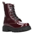 thumbnail image 2 of Bota Casual Niña Jakuna Color Vino Zipper Cintas Ajustables vino 21 MX, 2 of 10