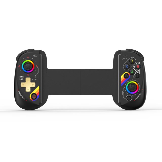 Bingirl D8 Wireless Stretching Extendable Game Console Telescopic Game Controller 20 Hours Playing Life Compatible For IPhone Android Phones Switch Console