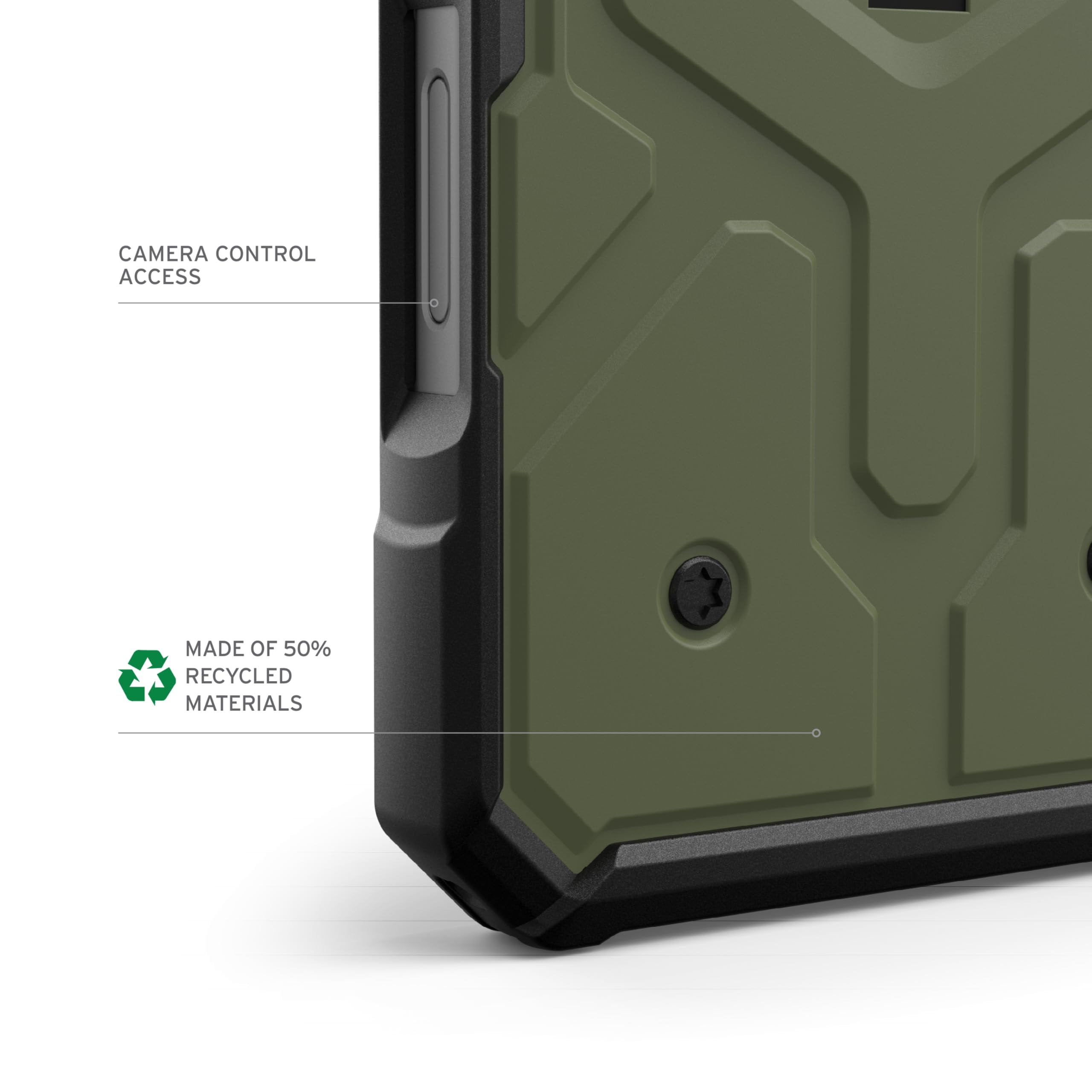 UAG iPhone 16 Pro Case Pathfinder Armor Military-Grade & Magsafe Compatible Case, Olive Drab