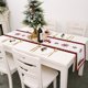 thumbnail image 4 of Banderas de mesa navideñas, decoraciones de mesa de cocina para reuniones familiares al aire libre, 4 of 5