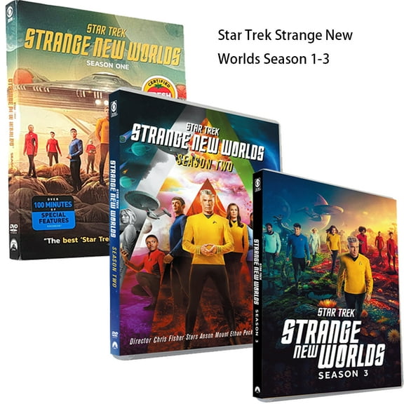 Star Trek Strange New Worlds Season 1-3 DVD 11Disc New Box Set Sealed Movie