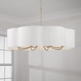 thumbnail image 5 of Capital Lighting 456481 Sabine 8 Light 36" Wide Drum Chandelier - Brass, 5 of 6